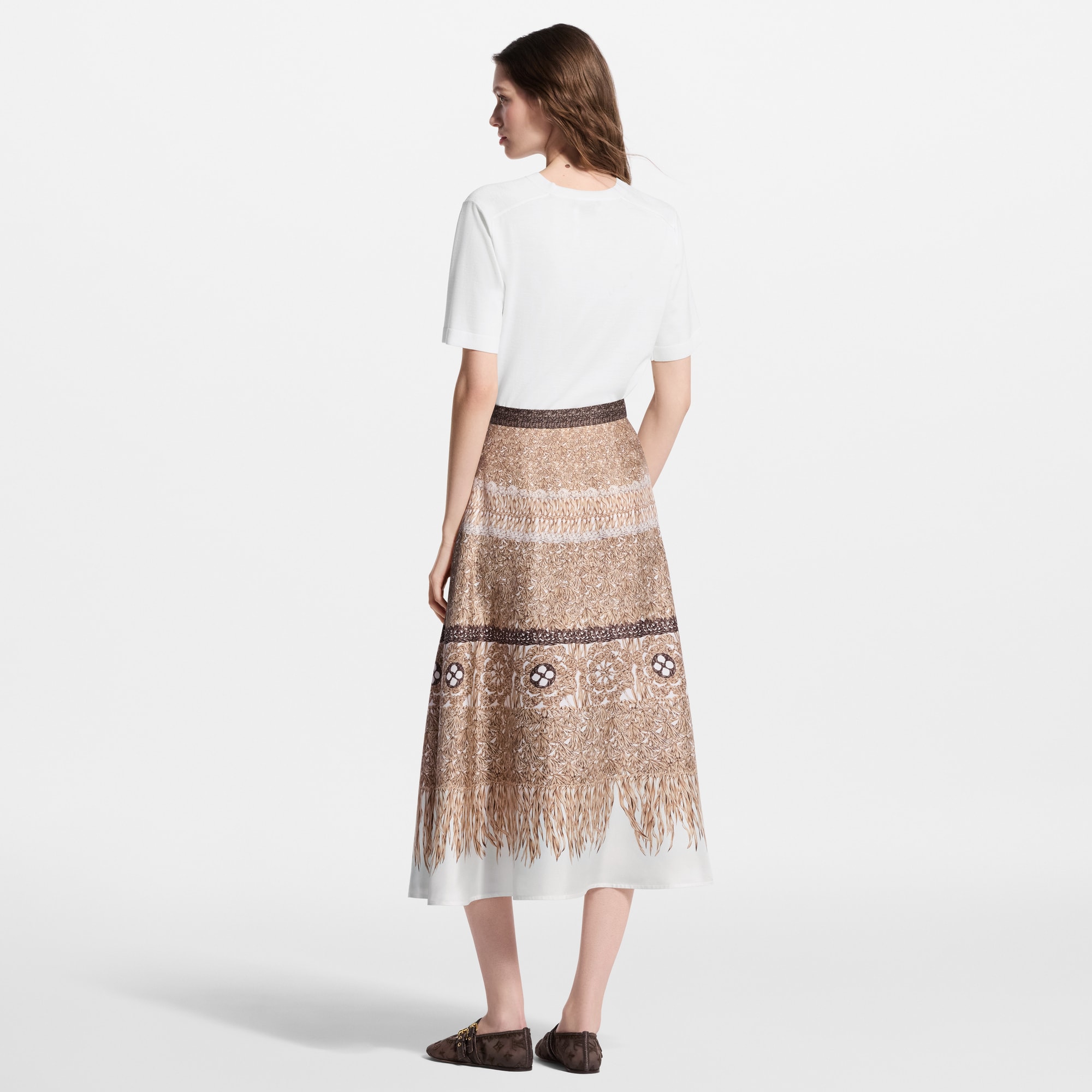 Woven Print Fluid Skirt - Women - Ready-to-Wear | LOUIS VUITTON ®